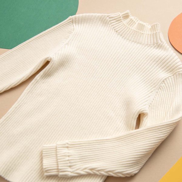 Uncle Cotton Cashmere-Organic Cotton Girls' Sweater - Image 2